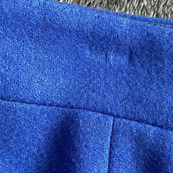 J. Cree Pencil Royal Blue Wool Skirt Size 2 - Picture 6 of 10